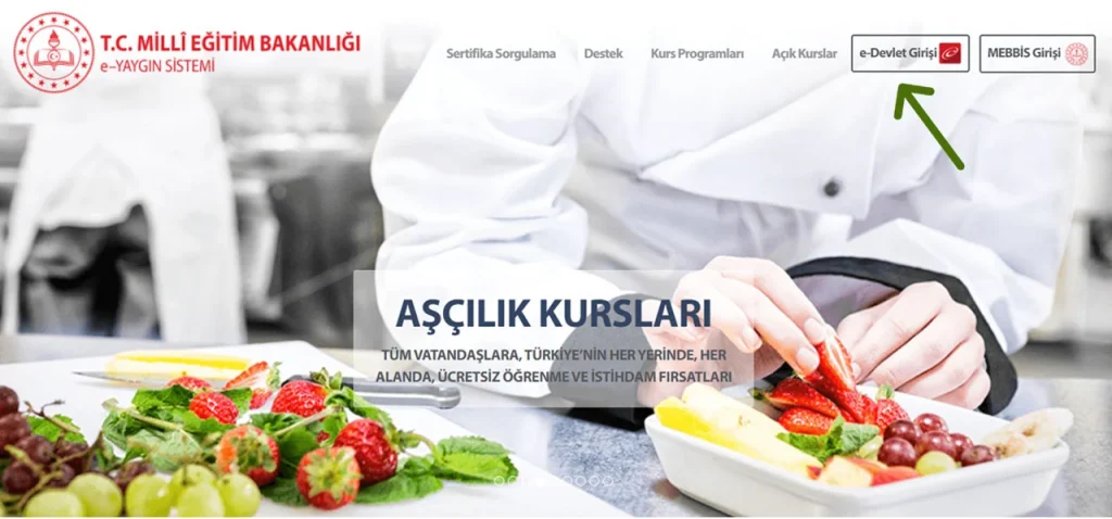 e-Yaygın sistemi ile Halk Eğitim Merkezlerine kurs ve usta öğretici başvurusu yapabilirsiniz.